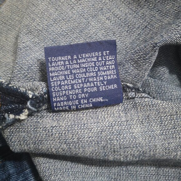 Fairweather Ladies 3/4 Length Sleeves Size 3 Medium Wash Denim Dress - Picture 8 of 11